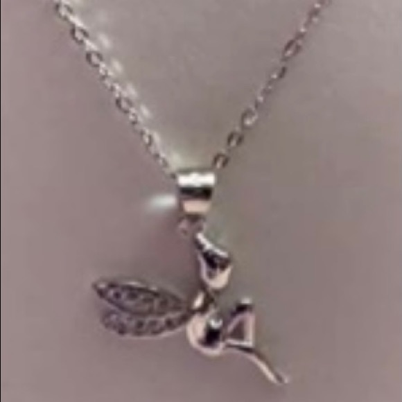 NIB 925 SterlingSilver Fairy Wing Pendant 💜💗💜 - Picture 13 of 14